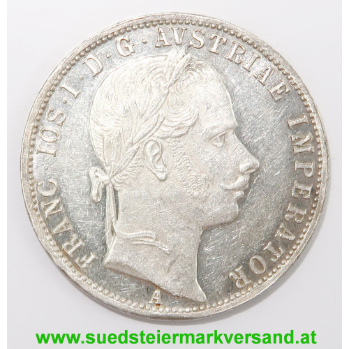 Österreich-Ungarn Franz Joseph I. 1 Florin 1862 A