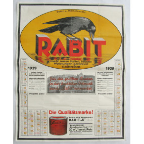 Wandkalender aus dem Jahre 1939