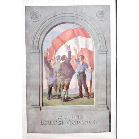 Plakat - Republik Deutsch - Österreich 12. November 1918