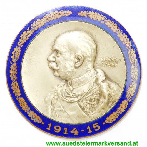 R. Neuberger Bronzemedaille, Franz Josef I. Auf das Kriegsjahr 1914-1915