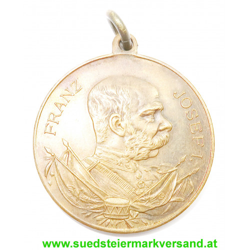 Medaille zur Erinnerung an das Große Kaisermanöver bei Klagenfurt 1907
