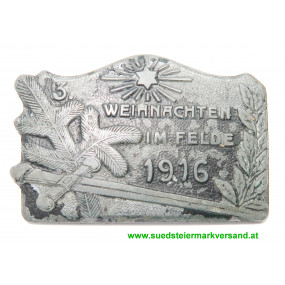 k. u. k. Kappenabzeichen, 3. Weihnachten im Felde 1916